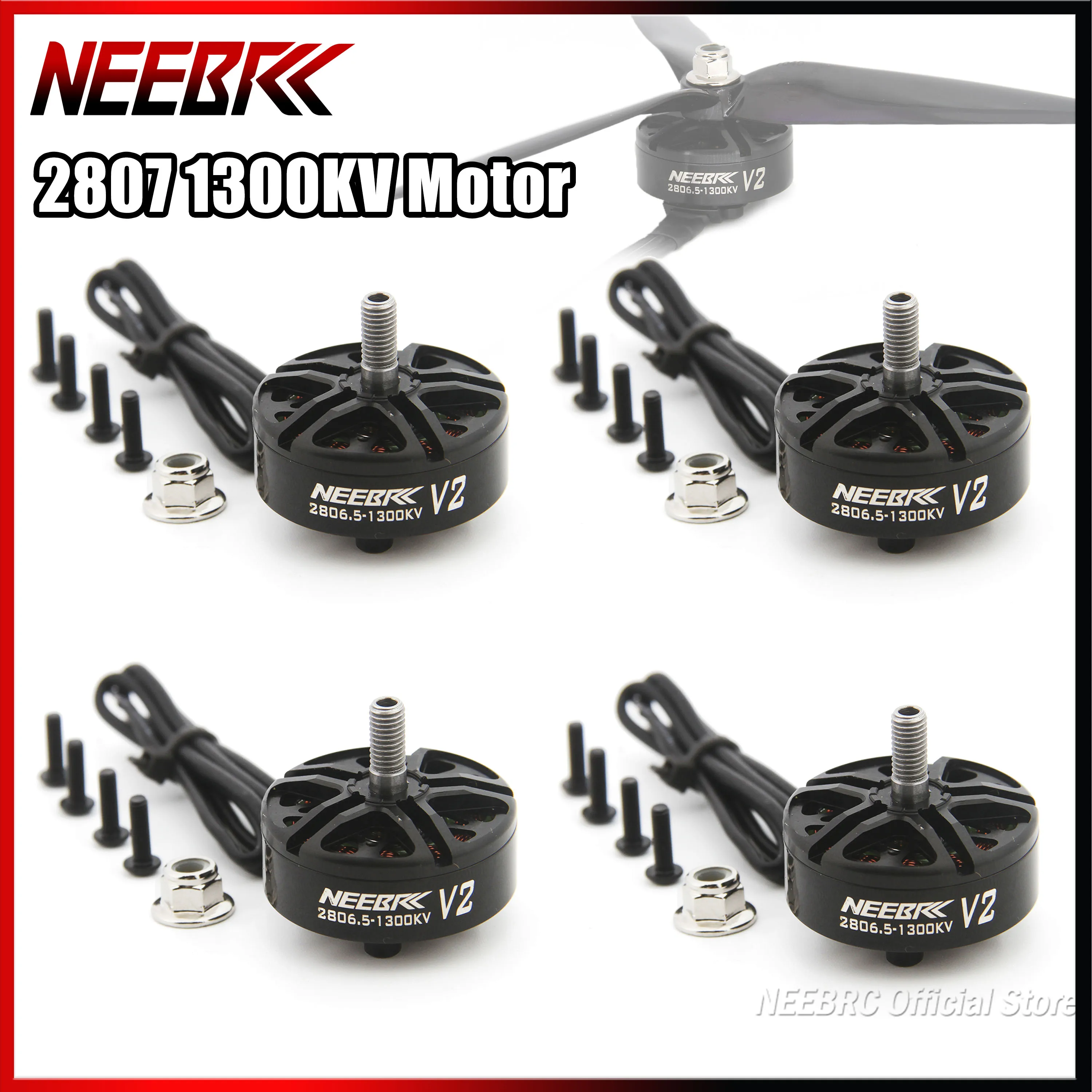 Drone Racing Esc - 4pcs NEEBRC 2807 2806.5 1300KV Drone