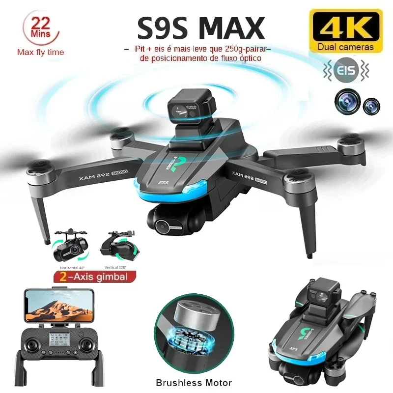 NEW S9S MAX MINI Drone 4K 2-Ax - Drone Racing Camera review and price