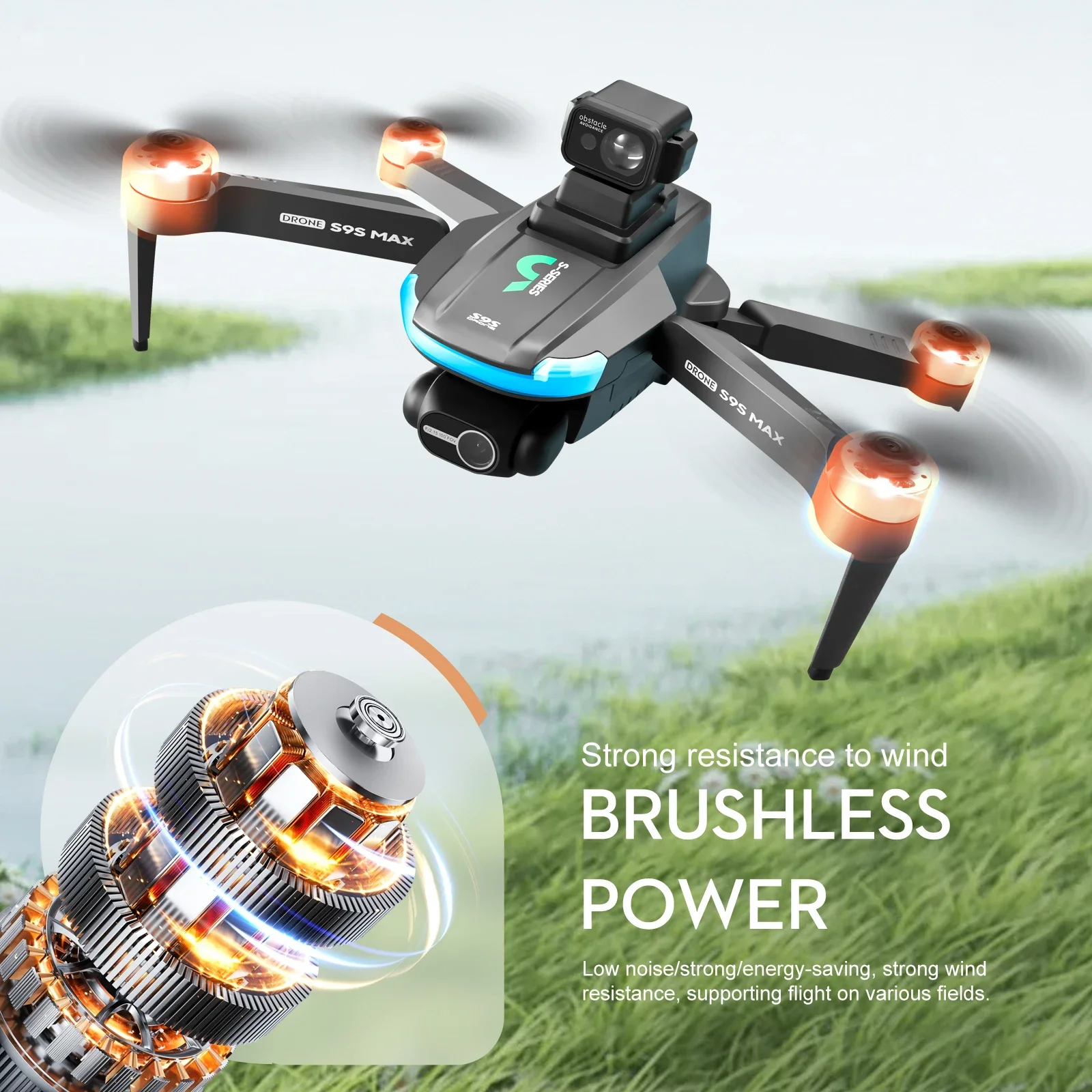 NEW S9S MAX MINI Drone 4K 2-Ax - Drone Racing Camera review and price