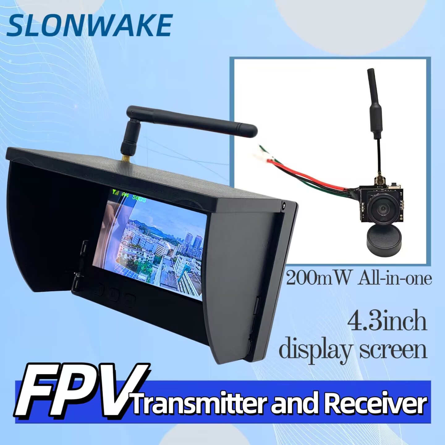 SLONWAKE 5.8G Analog Video Tra - Drone Racing Camera review and price